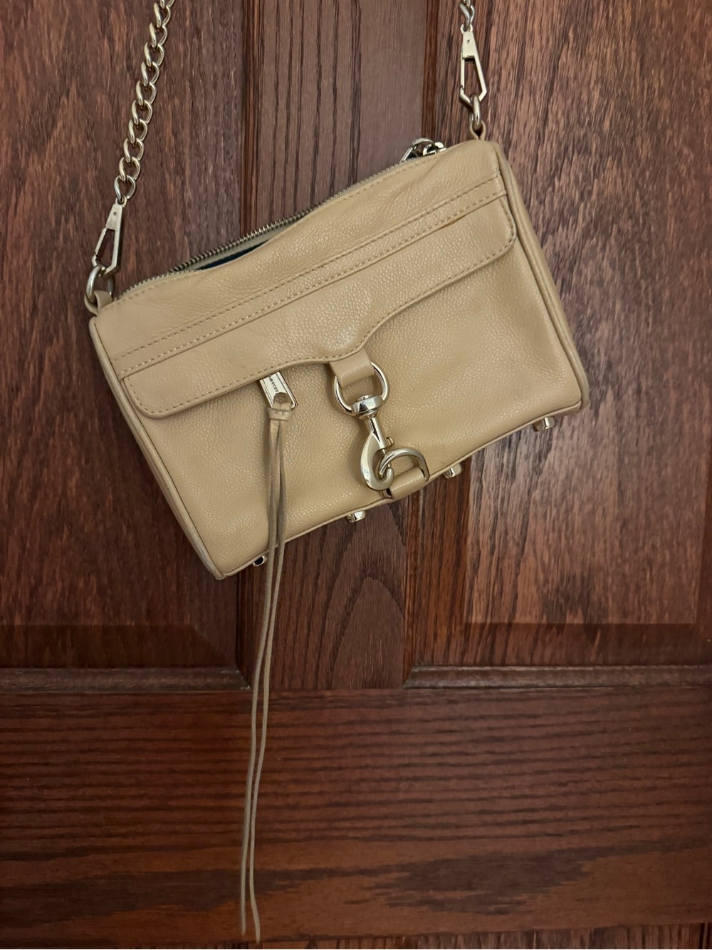 Rebecca Minkoff Beige mini Mac